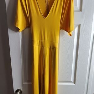 Express Yellow Maxi Dress